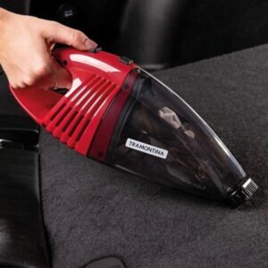 Aspirador de Pó para Carro  12V 60W Cabo 2M Coletor 0,5L - Tramontina | Limpeza Automotiva- Vermelho