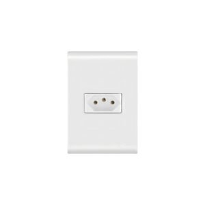 Tomada Tramontina Liz 20A 2P+T Placa 4x2 Termoplástico 250V Branco