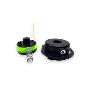 Carretel Aparador de Grama Kit com Tampa e Mola - Reposição Universal | Corte Eficiente