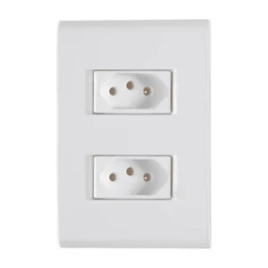 tomada dupla tramontina liz