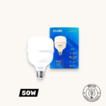 Kit 5 Lâmpadas LED Bulbo 50W 6500K Luz Branca - Elgin | Iluminação Eficiente