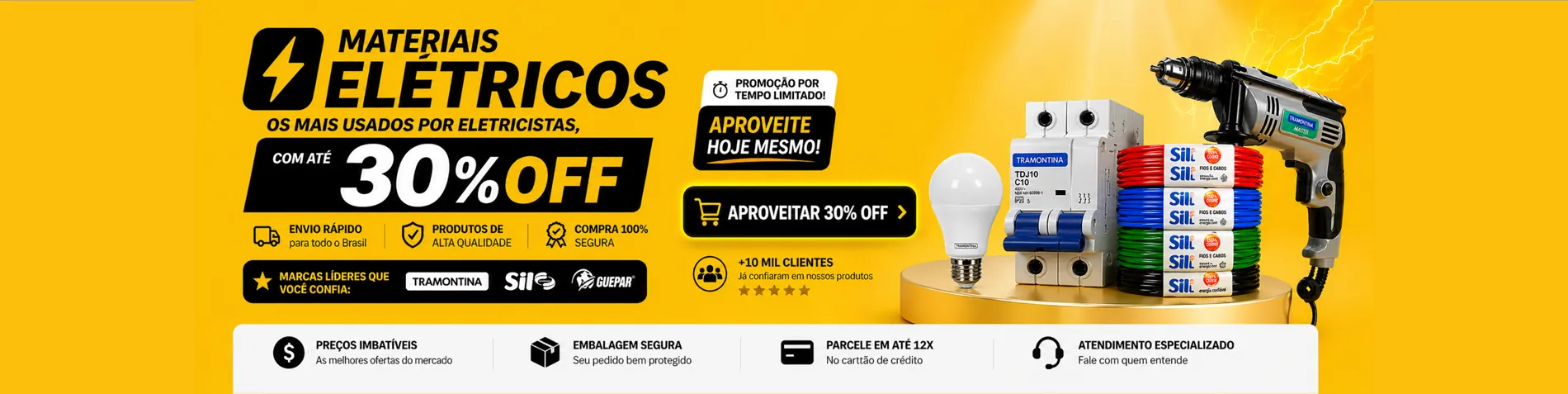 Briluz, até 30% OFF.