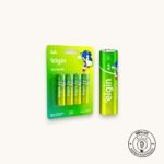 Pilhas Alcalinas AA Elgin Sonic Blister com 4 Unidades - 1,5V | Alta Durabilidade