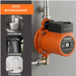 Bomba de Água Pressurizada 220V 120W Automática - Fox Lux | Aumenta Pressão de Chuveiros