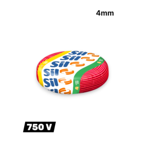 Fio Elétrico Flexível 4mm² 750V 50m Vermelho - SIL | Cobre Eletrolítico Antichama
