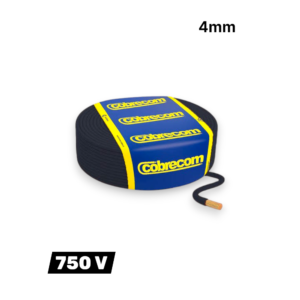 Fio Flexível Cobrecom 4,0mm² 100m Preto