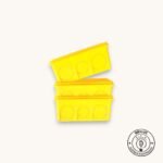 Caixa de Tomada Embutir Retangular 4x2 1/2 3/4 1 Termoplástico Amarelo - Tramontina
