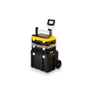 Caixa de Ferramentas com Rodas Stanley Torre Modular Móvel DWST60404 51,2x69x43,5cm | Organização Profissional