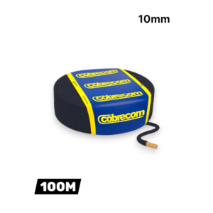 Fio Flexível Cobrecom 10mm² 100m Preto