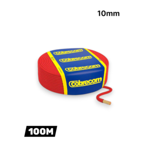 Fio Flexível Cobrecom 10mm² 100m Vermelho