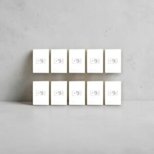 Kit 10 Tomada Simples 2P+T com Placa 4x2 Liz 10A Branco - Tramontina | Acabamento Perfeito